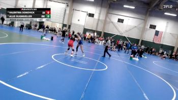 111-122 lbs Cons. Round 2 - Valentina Donovick, Lincoln vs Allie Oligmueller, Husky Wrestling Club