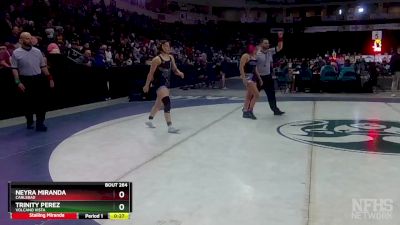 Girls 126 lbs Cons. Round 3 - Trinity Perez, Volcano Vista vs Neyra Miranda, Carlsbad