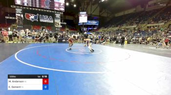 126 lbs Cons 16 #2 - Miles Anderson, Nebraska vs Eren Sement, Pennsylvania