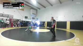 103 lbs Cons. Round 1 - Aiden Villan, Burton Wrestling vs Keegan Ranoa, Olympus Middle School