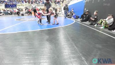 52 lbs Consi Of 4 - Grace Henry, Comanche Takedown Club vs Xander Cermak, Perry Wrestling Academy