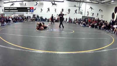 207 lbs Round 5 (16 Team) - Emily Lorenzon, Hiram vs Jamie Shapton, West Liberty University