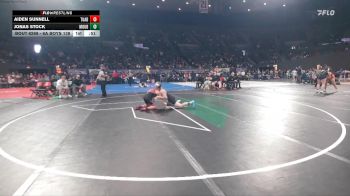 6A Boys 138 lbs Cons. Round 2 - Aiden Sunnell, Tualatin Boys vs Jonas Stock, Mountainside Boys