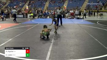 Semifinal - Antonio Aguilar, RedWave Wrestling vs Archer Lopez, Grandview
