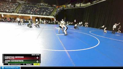 195 lbs Quarterfinal - Christian Simmons, Indee Mat Club vs Aiden Havenstrite, Iowa