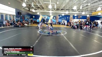 138 lbs Semis & Wb (16 Team) - Mikel Pierce-Walker, Team Barracuda vs Carlos Rodriguez, Team Osceola Gateway Wrestling Club