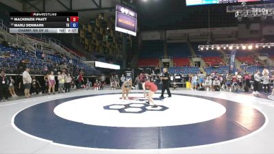 140 lbs Champ. Rd Of 32 - Mackenzie Pratt, IL vs Marli Denmark, TX