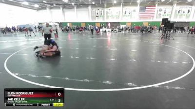 133 lbs Cons. Round 3 - Jak Keller, Grand Valley State vs Elon Rodriguez, UW-Parkside