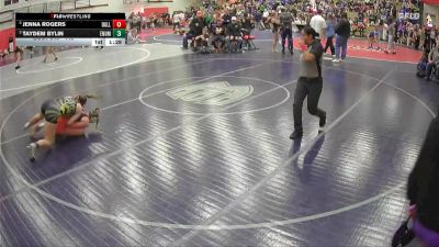 145 lbs Semifinal - Jenna Rogers, Dallas vs Taydem Bylin, Enumclaw