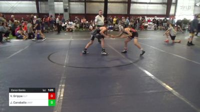 90 lbs Consolation - Vincent Grippa, Elite vs Jackson Caraballo, Unattached