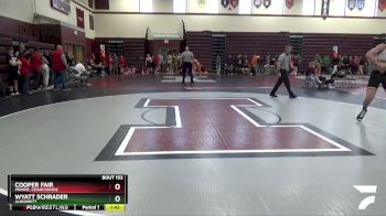 JV-39 lbs Quarterfinal - Wyatt Schrader, Alburnett vs Cooper Fair, Prairie, Cedar Rapids