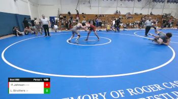 150 lbs Quarterfinal - Paul - Anthony Johnson, EGWA vs Logan Struthers, Clovis High