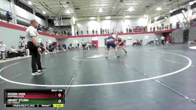 285 lbs Cons. Round 3 - Henry Sturn, CSU-Pueblo vs Ayden Viox, Northern State