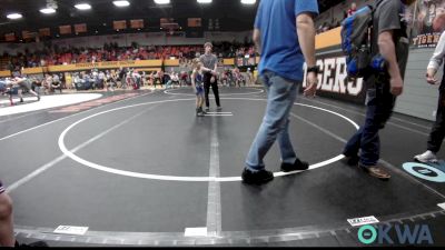 52 lbs Consolation - Crosby Martens, ARDMORE TAKEDOWN CLUB vs Jonas Tarrant, Bridge Creek Youth Wrestling