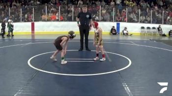 46 lbs Semifinal - Brody Vaughn, Beaverton WC vs Michael Goodrich, Branch County Wrestling