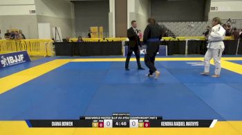 Kendra Raquel Mathys vs Diana Bowen 2026 World Master IBJJF Jiu-Jitsu Championship