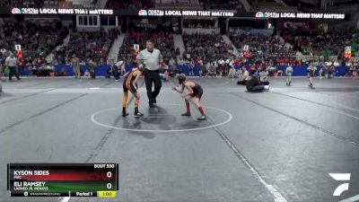 55 lbs Quarterfinal - Eli Ramsey, Larned Jr. Indians vs Kyson Sides, MAC