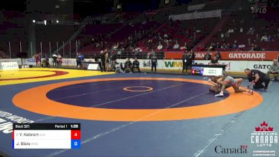 60kg Cons. Round 3 - Yuel Kebrom, Saskatoon Jr Huskies vs Jordan Blais, WAMMA Next Gen WC