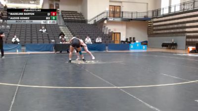 138 lbs Semifinal - Madeline Barton, Quincy vs Alexis Gomez, McKendree University