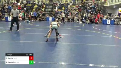 66 lbs Consy 5 - Camden Porter, Neighborhood vs Ryan Federico, Lake Catholic WC