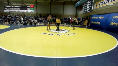 168 lbs Consi Of 8 #1 - Cross Rodriguez, Calvary Chapel vs Mason Carnrite, Poway