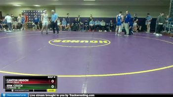 190 lbs Semis & 1st Wb (8 Team) - Erik Couch, Cambridge vs Canton Hinson, Locust Grove