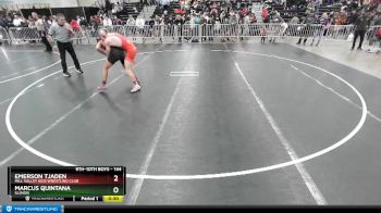 144 lbs Cons. Round 2 - Marcus Quintana, Illinois vs Emerson Tjaden, Mill Valley Kids Wrestling Club
