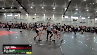 120 lbs Round 2 (4 Team) - John Campbell, WV Wild vs Gavin Bolock, The Wrestling Mill