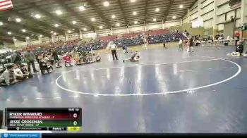 74 lbs Champ Round 1 (16 Team) - Ryker Winward, Sanderson Wrestling Academy vs JESSE GROSSMAN, West Coast Riders