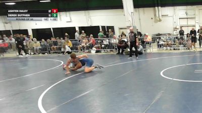 132 lbs Round Of 64 - Ashten Haley, NY vs Derek Sutphen, NJ