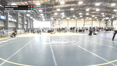 127 lbs Semifinal - Curtis Cubbage, VA vs Roy Barak, FL
