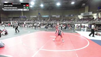 72 lbs Rr Rnd 2 - Mary Leyba, Valley Bad Boys vs Gracelynn Devaul, Pikes Peak Warriors