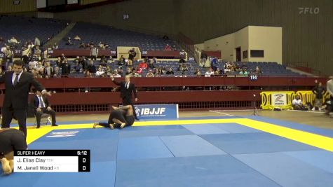 Jacirah Elise Clay vs Maya Janell Wood 2024 Pan IBJJF Jiu-Jitsu No-Gi Championship