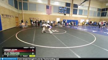 100lbs Cons. Round 2 - Ny Ny Pendleton, Edmonds-Woodway (Girls) vs Lindsay Julian, Kennewick (Girls)