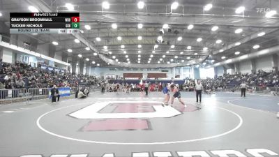 285 lbs Round 1 (3 Team) - Tucker Nichols, Gouverneur Sr HS vs Grayson Broomhall, Wayne Sr HS