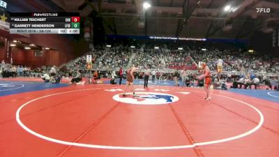2A-126 lbs Champ. Round 1 - Garrett Henderson, Lingle-Ft. Laramie/Southeast vs Killian Teichert, Cokeville