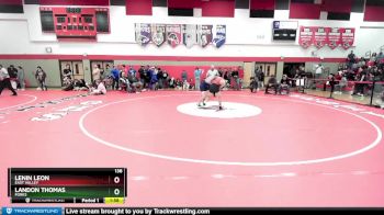 138 lbs Champ. Round 2 - Lenin Leon, East Valley vs Landon Thomas, Forks