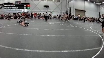 106 lbs Round 1 (4 Team) - Casey Powers, Savage WA Black vs Jonathan Toriello, TDWC Maniacs