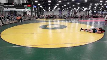 100 lbs Rr Rnd 3 - Colin Gretta, Steel Valley Renegades vs Anthony Plesh, Mat Warriors Blue