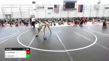 145 lbs Consolation - Dylan Chelewski, Colorado Outlaws vs Gabriel Gallardo, Mustangs WC