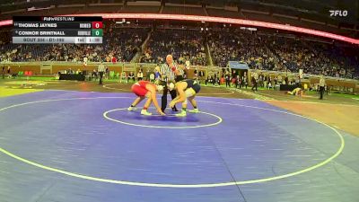 D1-190 lbs Semifinal - Connor Brintnall, Hudsonville HS vs Thomas Jaynes, Romeo HS