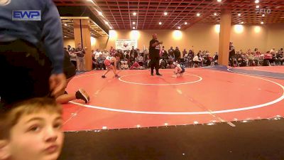 63-71 lbs Quarterfinal - Bryson Ireland, NORTH DESOTO WRESTLING ACADEMY vs Jocelyn Reinecke, Best Trained