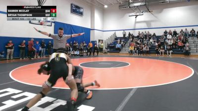 133 lbs Consy 1 - Damien McCLAy, Quaker Valley vs Bryan Thompson, South Side