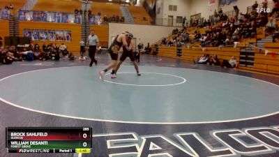 285 lbs 3rd Place Match - Brock Sahlfeld, Glencoe vs William DeSanti, Forest Grove