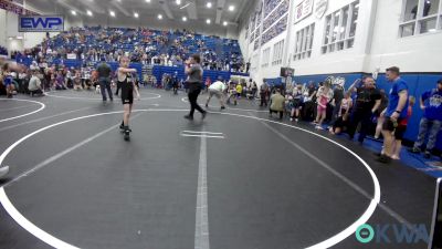 61 lbs Quarterfinal - Jaleigh Barker, Choctaw Ironman Youth Wrestling vs Kalen Rochelle, MCTC