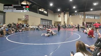 108 lbs Round 3 (6 Team) - Jack Nordstrom, Alabama Elite Gold vs Owen Hebert, North DeSoto Red WA