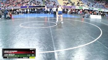 285 lbs Placement (4 Team) - Anthony Hackman, William Penn vs Excell Brooks, Marian University (IN)