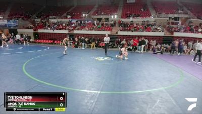 120 lbs 2nd Wrestleback And Semi-finals(16 Team) - Tye Tomlinson, Amarillo Tascosa vs Amos (AJ) Ramos, Lubbock