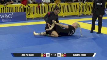 January L. Tongay vs Jamie Pan Leland 2025 Pan IBJJF Jiu-Jitsu No-Gi Championship