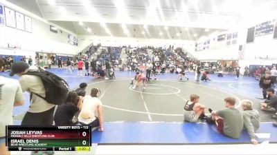 113 lbs Quarterfinal - Israel Denis, Bear Wrestling Academy vs Josiah Leyvas, Friendly Hills Wrestling Club